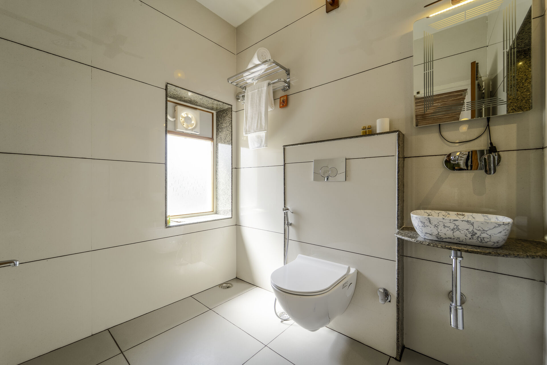 Comfort Room bathroom with natural lighting
