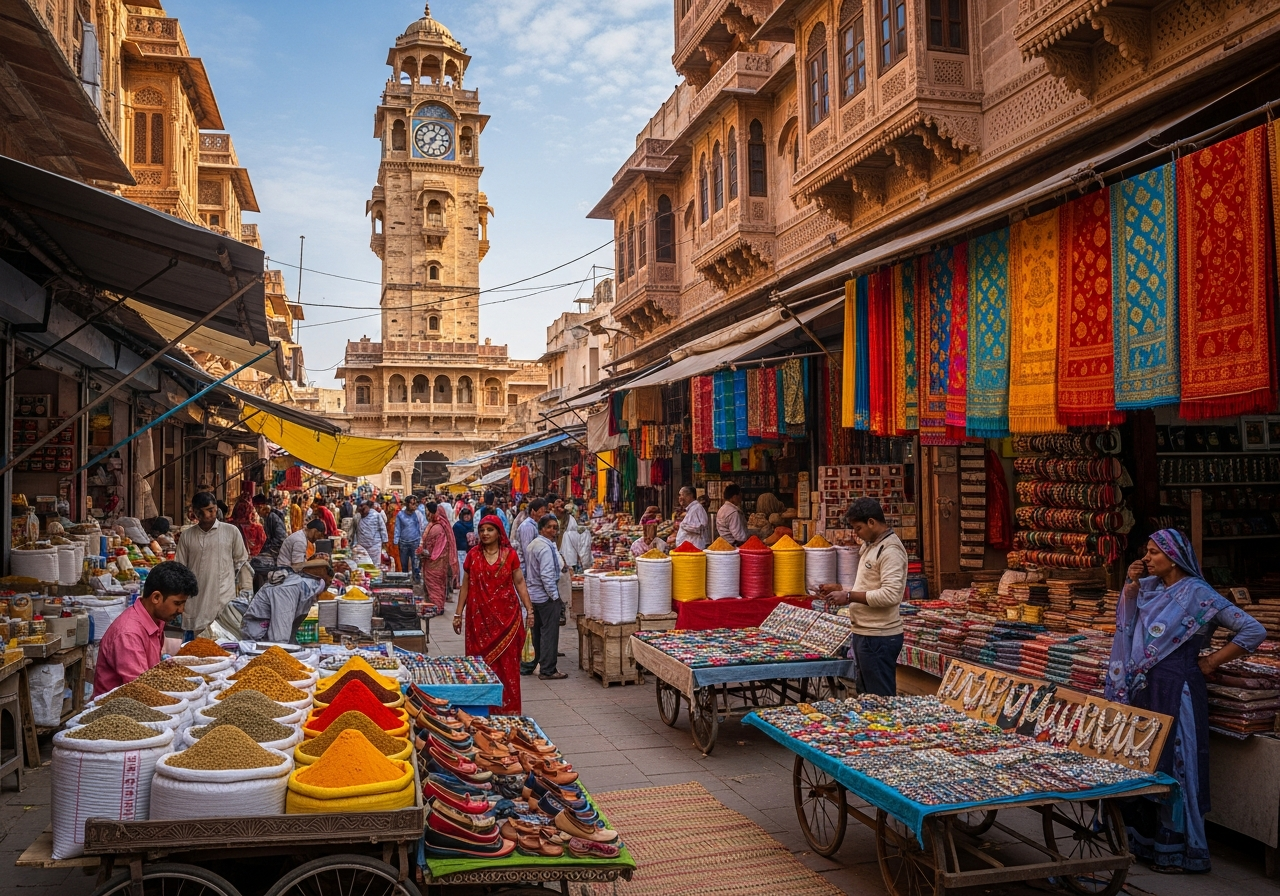 Clock Tower and Sardar Market, Jodhpur