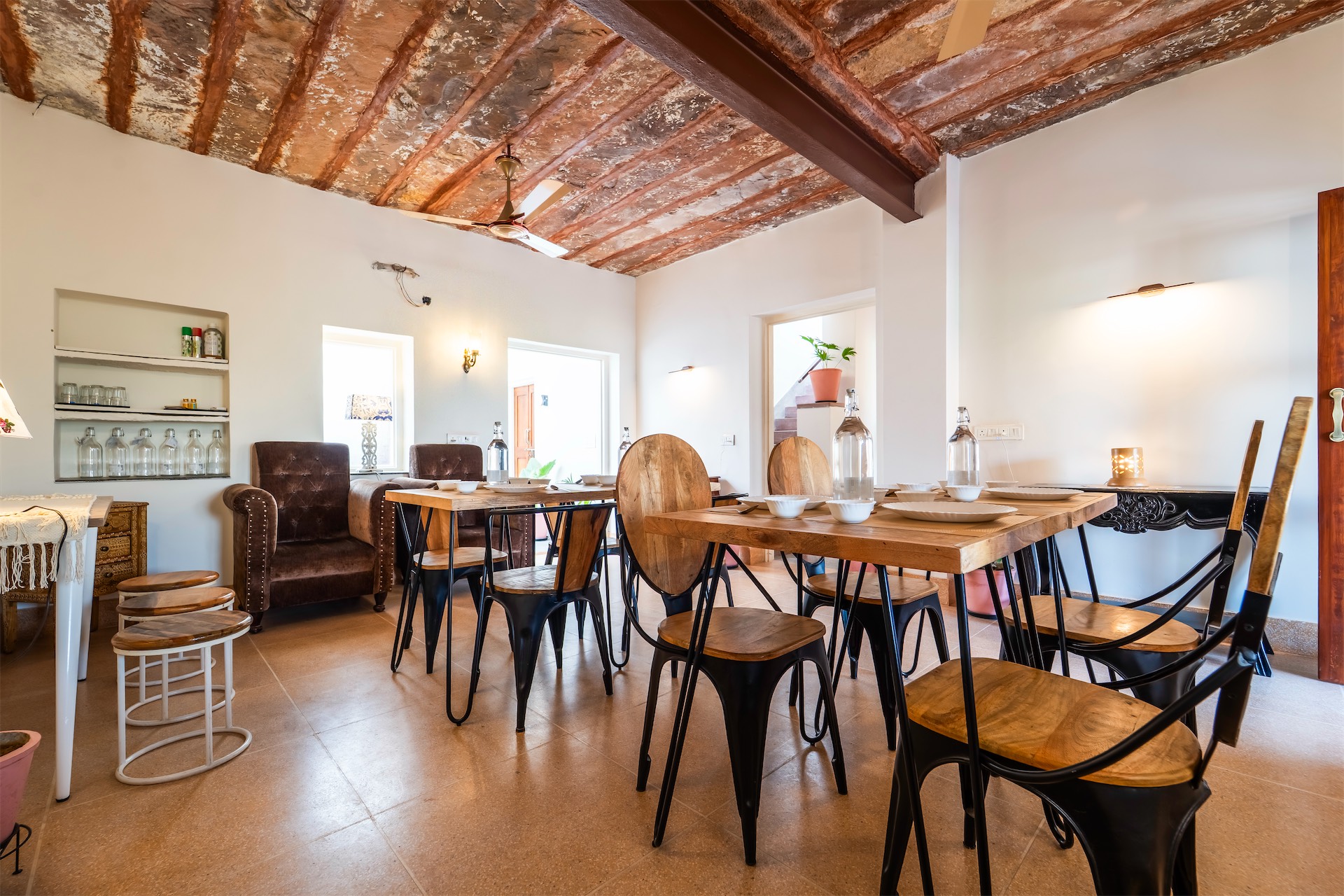 Dining area at The Munshi Mansion
