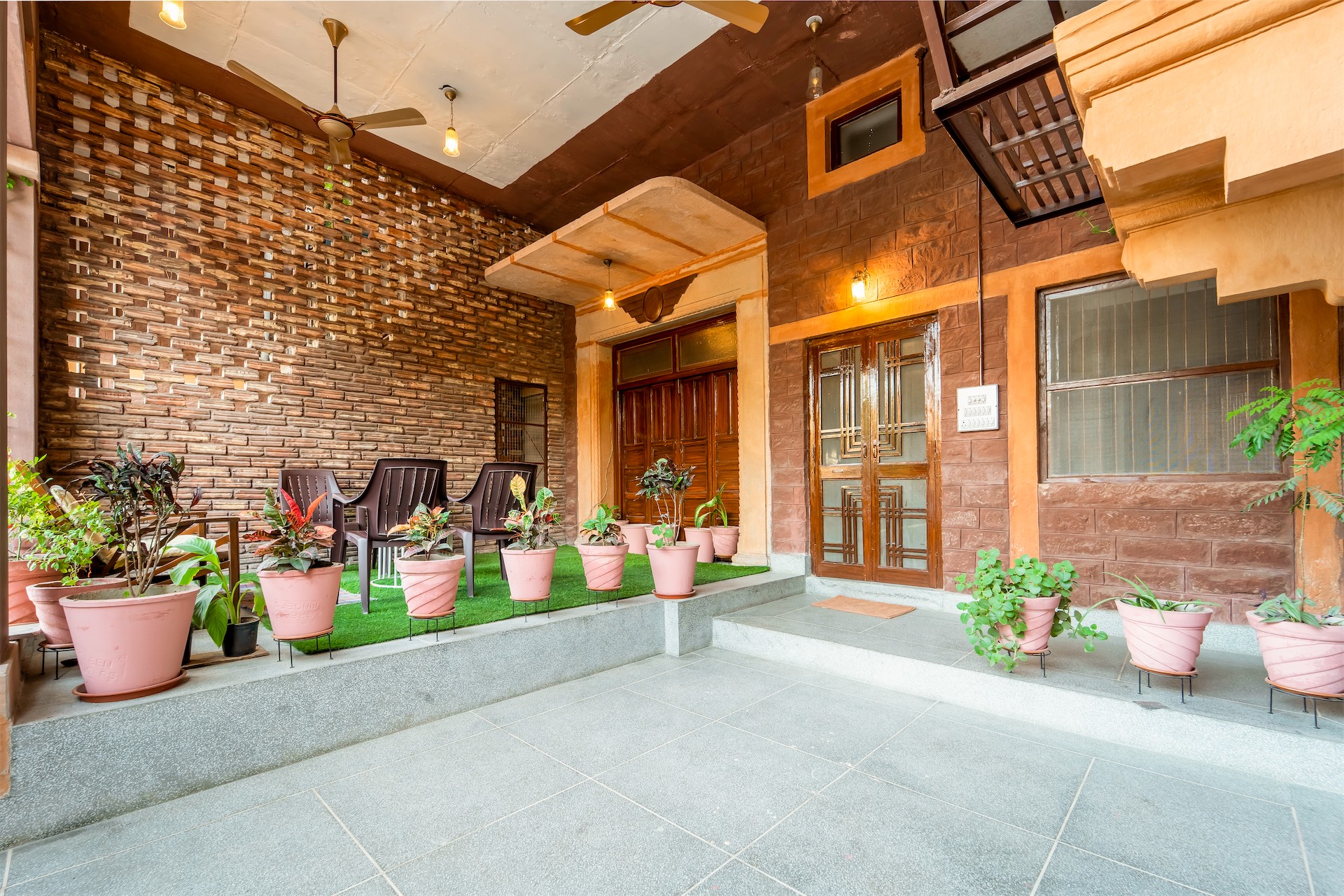 Main entrance of The Munshi Mansion