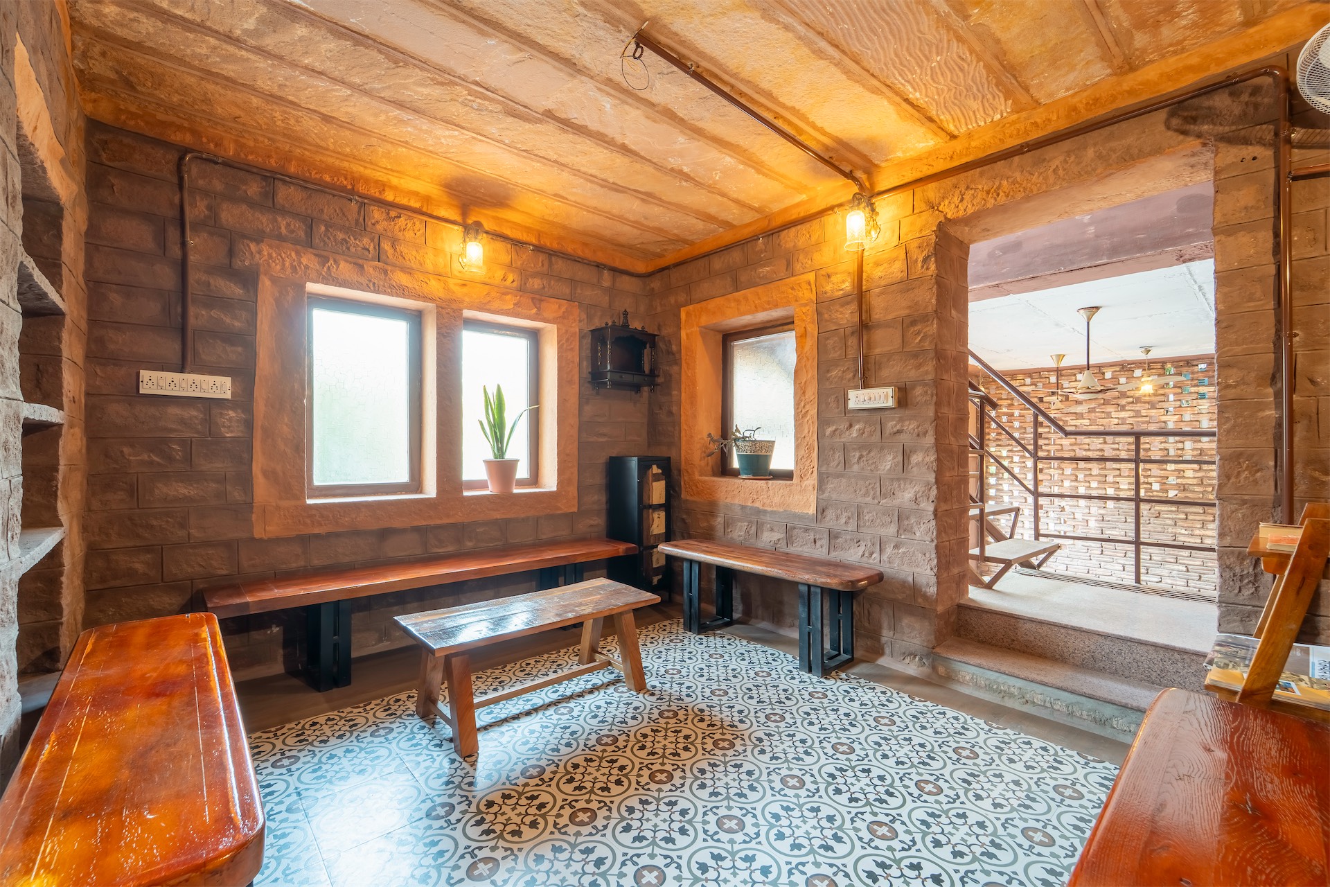 Lounge area at The Munshi Mansion